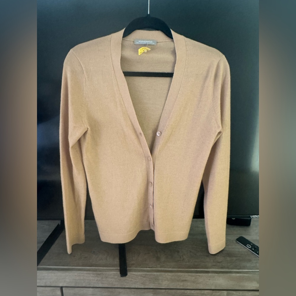 Neiman Marcus cashmere sweater. Size S. Worn one time and dried cleaned.